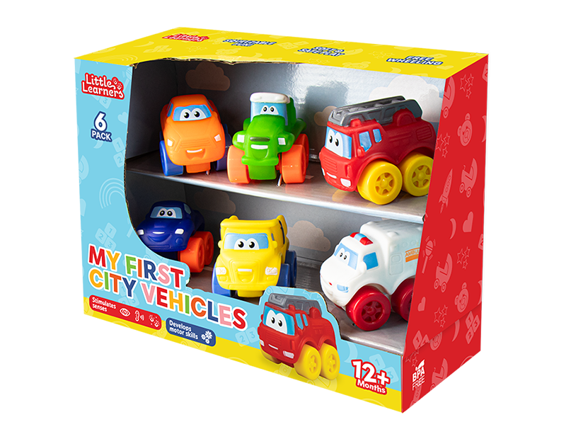 Little Learners First Vehicles 6pk